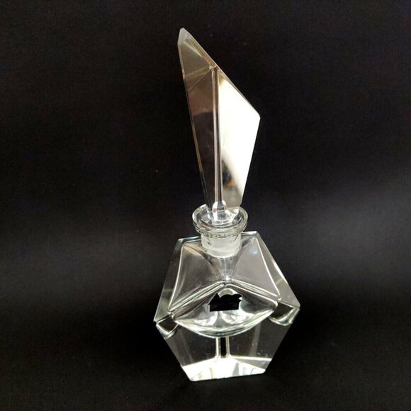 ACC Hand Cut Crystal Art Deco Perfume Bottles German Democratic Republic Vintage - Picture 2 of 13